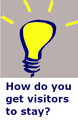How do you get visitors to stay on your website? Web design Tavistock blog